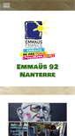 Mobile Screenshot of emmaus-nanterre.com